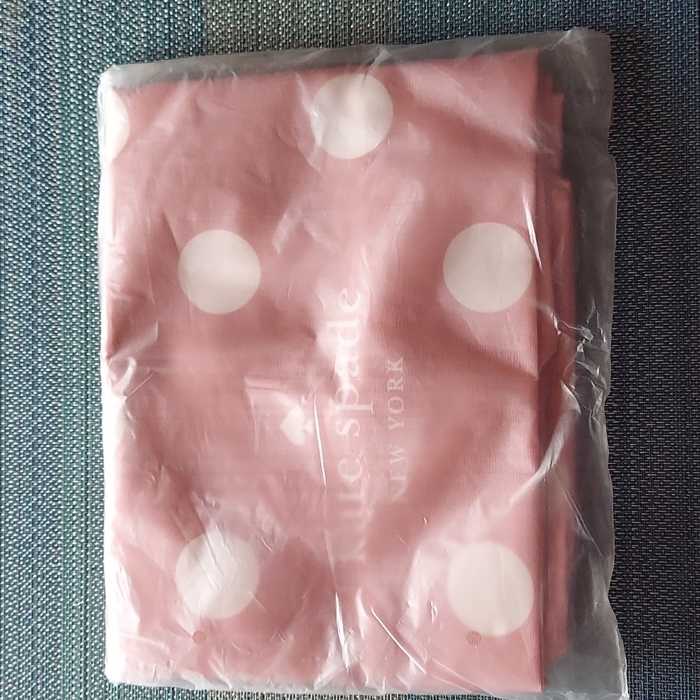 Kate Spade New York Cotton Candy Canvas Tote Bag Pink Polka Dot NWT  1 LEFT! - Picture 7 of 13